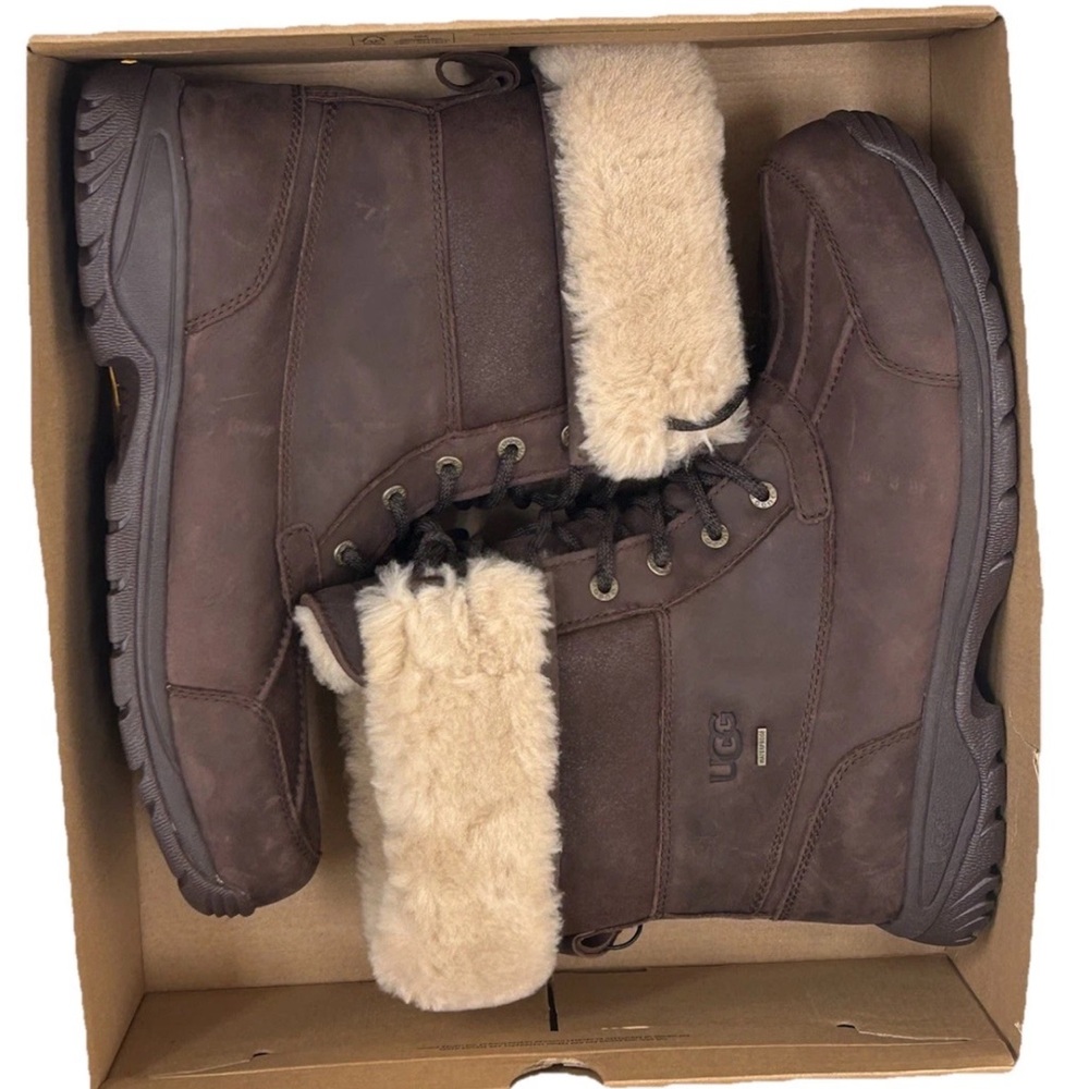 UGG | Mens Butte Distressed Boot Burnt Cedar Size 12 Brown Hiking High Top - Picture 10 of 15